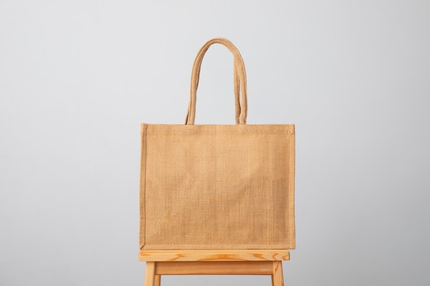 Still life of hanging  bag