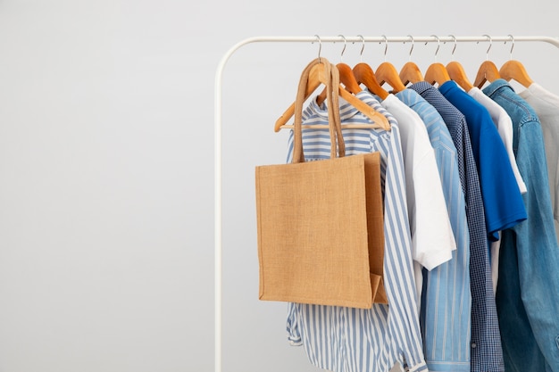 Free photo still life of hanging  bag