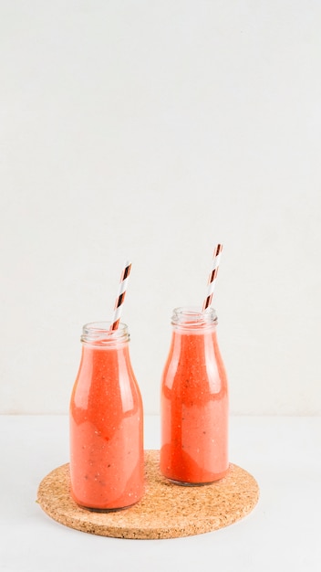 Still life of healthy smoothies