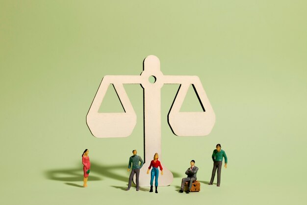 Still life illustrating ethics concept