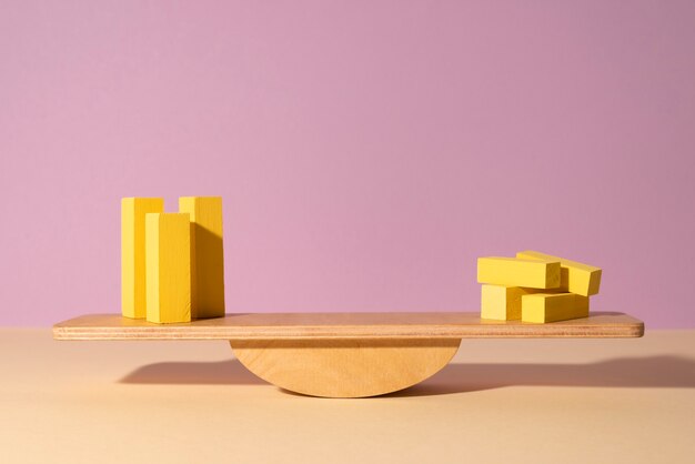 Free photo still life illustrating ethics concept