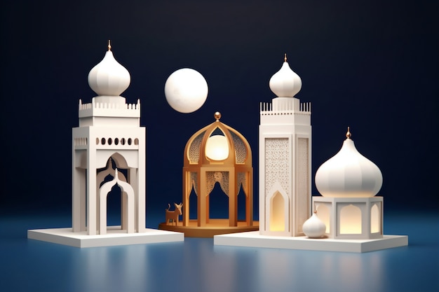 Натюрморт здания исламской церкви