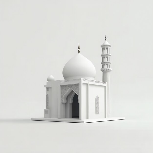 Still life of the islamic church building