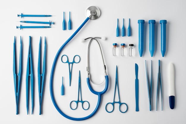 Still life of medical tools