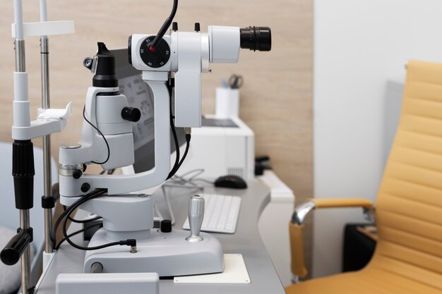 Still life of ophthalmologist's office