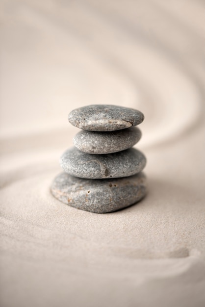 Still life peace day stones arrangement