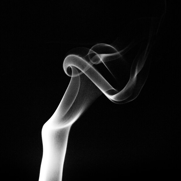 Still life photography shot of smoke