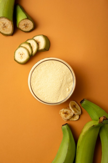 Free photo still life of recipe with plantain