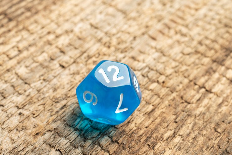 Free Photo still life of role playing game dices