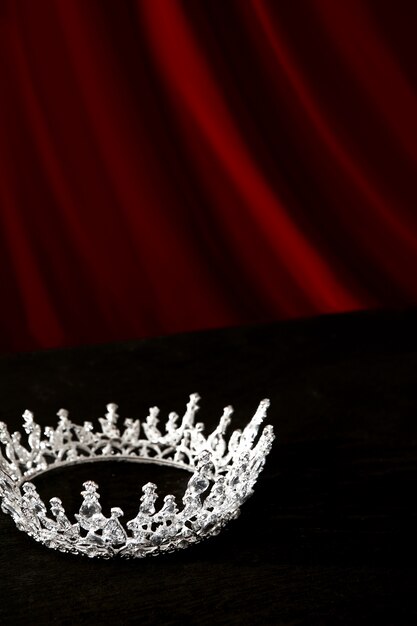 Still life of ruler crown