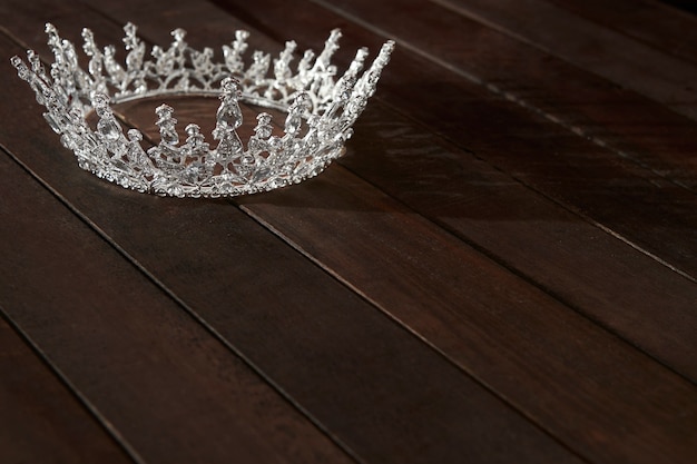 Still life of ruler crown