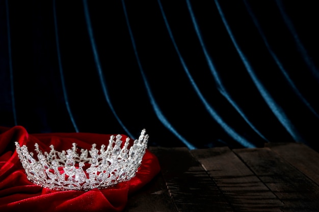 Still life of ruler crown