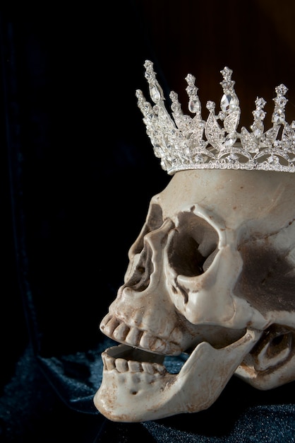 Still life of ruler crown
