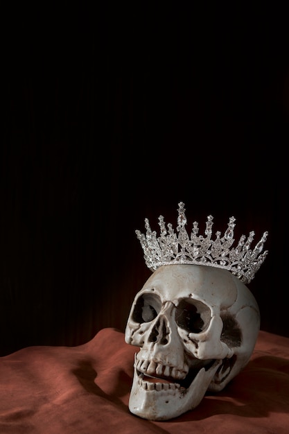 Free photo still life of ruler crown