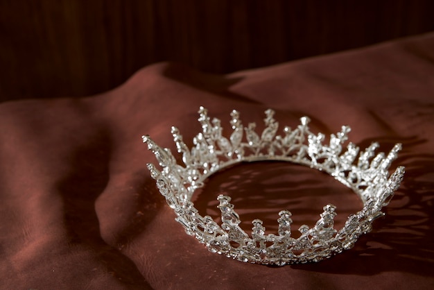 Still life of ruler crown