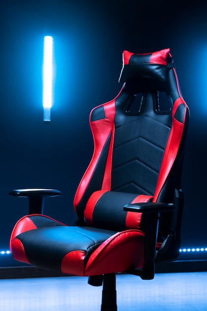 Still life of seat for gamers