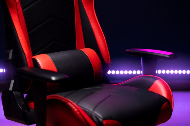 still life of seat for gamers