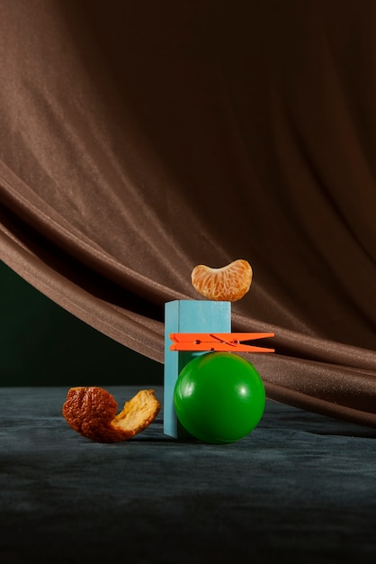 Free photo still life of small decorative objects