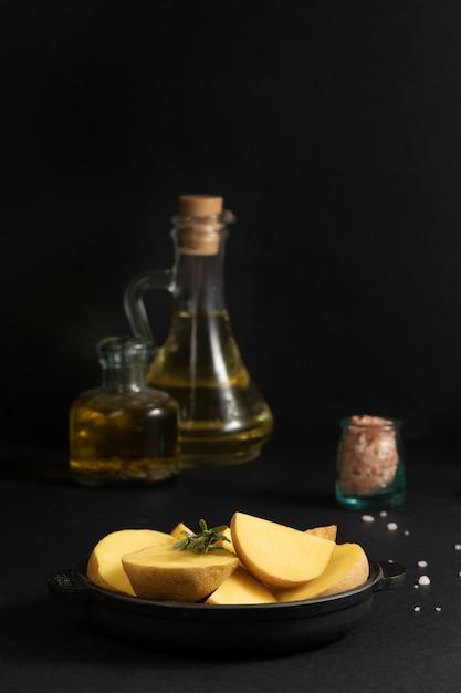 Free photo still life of spanish tortilla