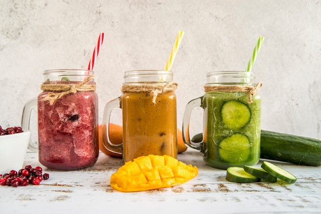 Free photo still life of a tasty summer smoothie