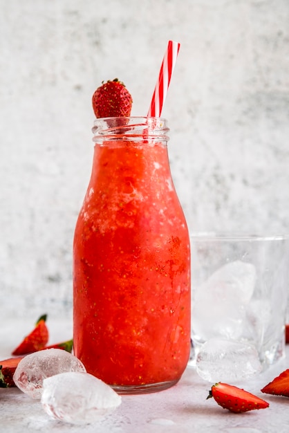 Still life of a tasty summer smoothie