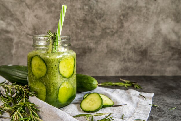 Still life of a tasty summer smoothie