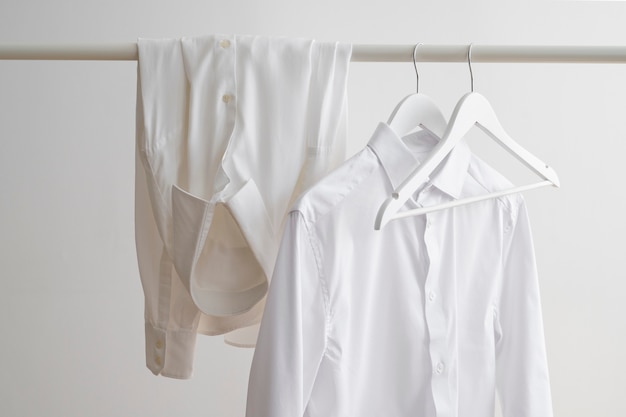 Free photo still life with classic shirts