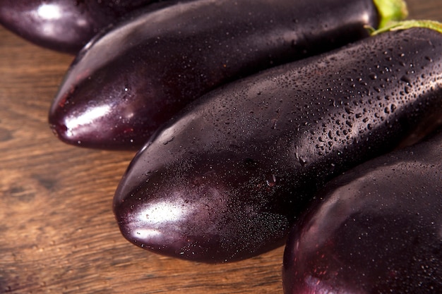 Free photo still life with delicious eggplant