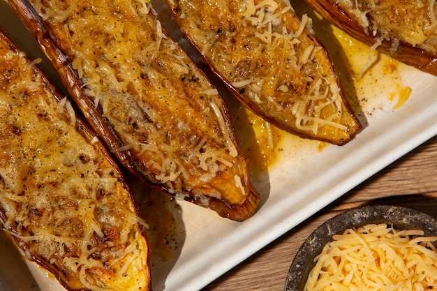 Free photo still life with delicious eggplant