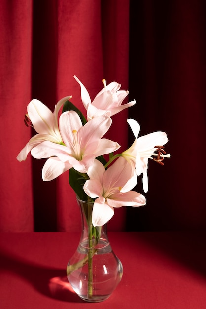 Still life with flower arrangement