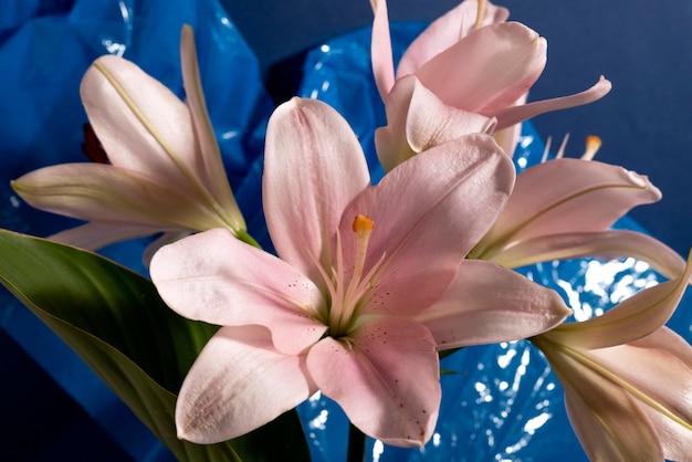 Still life with flower arrangement