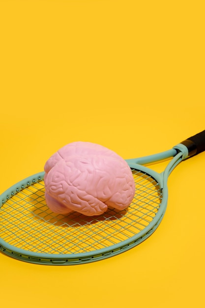 Free photo still life with human brain