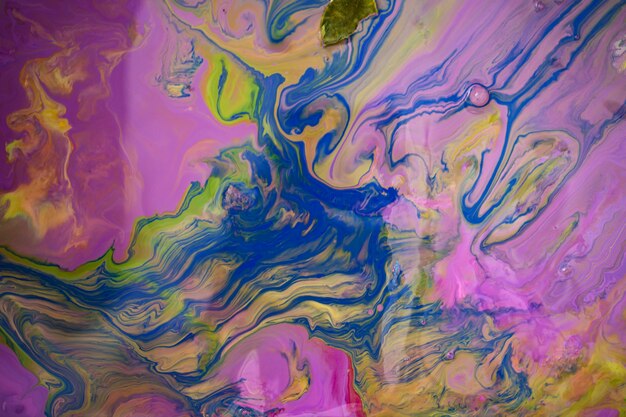 still life with psychedelic colored background