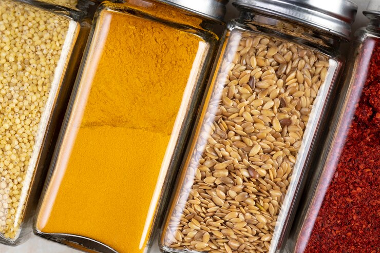 Free Photo still life with various spices