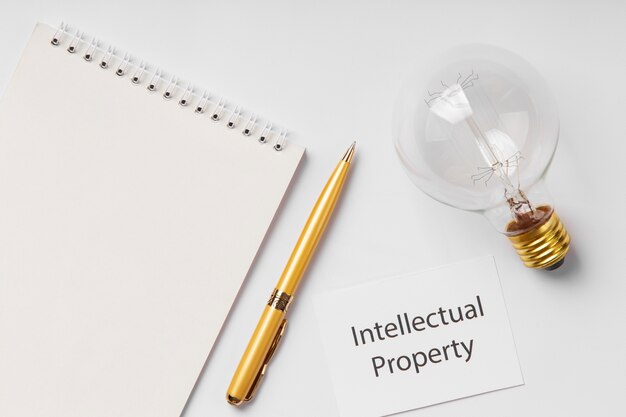 Still life of world intellectual property day