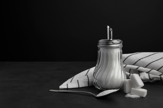 Free photo still life of xilitol sweetener