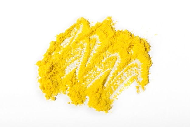 Still life yellow toner arrangement isolated