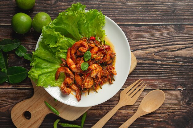 Stir Fried Shrimp with Chili Paste