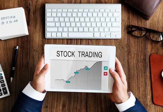 Grafico della scheda informativa di borsa