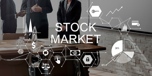 Stock Market Finance Financial Issues Concept