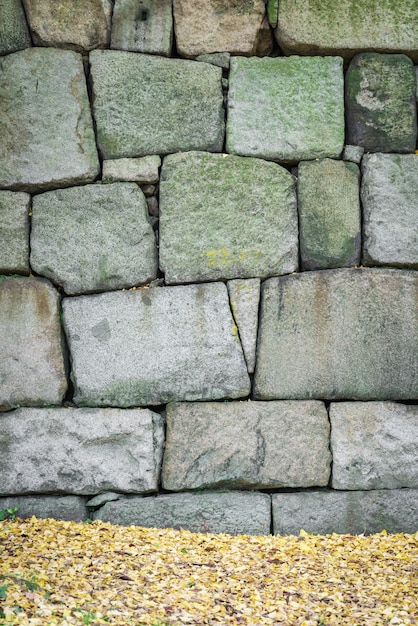 石の壁のテクスチャ背景