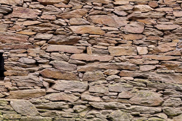 Free photo stone wall texture