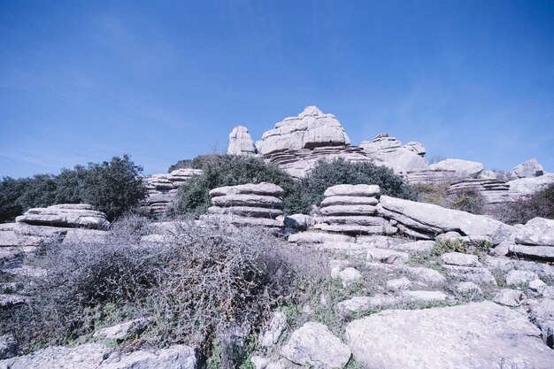 Stones on rock