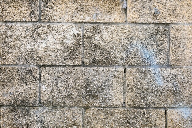 Stones wall with rough surface
