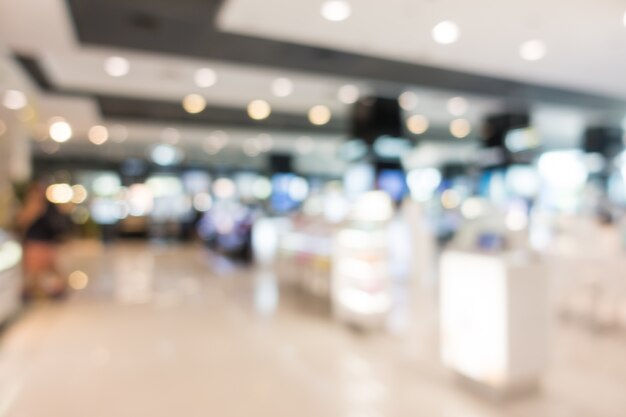 Free Photo stores in shopping mall unfocused