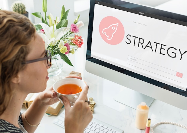 Free photo strategy new business launch plan concept