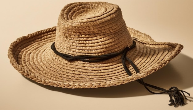 Straw and felt hats old fashioned and stylish generated by AI