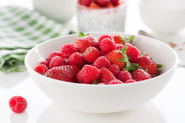 Strawberries in a bowl