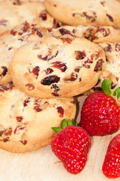 Strawberry cookies