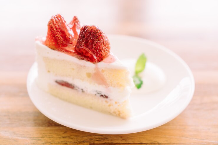 無料Photo ストロベリークリームケーキ